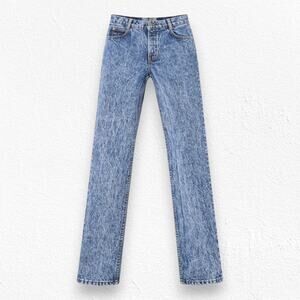 Vintage Levi’s Orange Tab Straight Leg Student Slim Acid Wash Jeans Size 28 USA